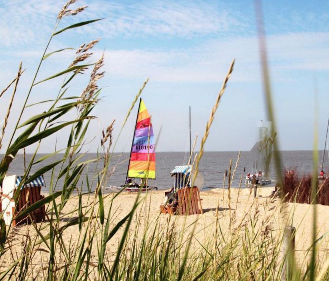 Schicke Fewo 150M Vom Strand Kostenlos Wlan Grosses Schwimmbad Sauna Cuxhaven Eksteriør bilde